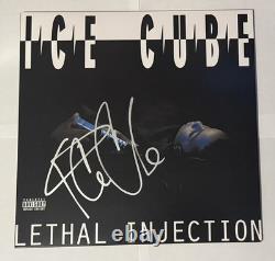 Ice Cube Signed Autographed Lethal Injection Vinyl Record Nwa Coa Beckett Bas