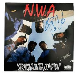 Ice Cube Straight Outta Compton Signed Vinyl + Record Nwa Rap Beckett Coa