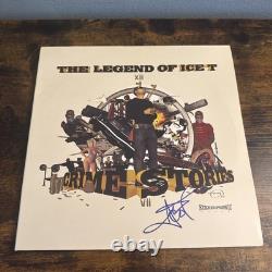 Ice T Signed Crime Stories Album Beckett COA Autographed Vinyl Record