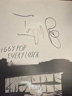 Iggy Pop Signed Autographed Vinyl Record Every Loser with rare comic book punk