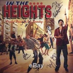 In The Heights Lin Manuel Miranda Cast Signed 3 Record Set Vinyl Lp +event Pics