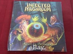 Infected Mushroom Return To The Sauce 2017 WHITE Vinyl 2LP Psy Trance SIGNED