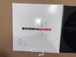 Interpol Signed Autographed Vinyl Record LP Antics Paul Banks Daniel Kessler