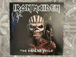 Iron Maiden SIGNED The Book Of Souls Vinyl LP