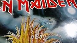 Iron Maiden Same Eponymous First Very Rare Hand Signed Uk Vinyl Lp 1980