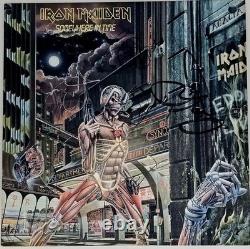 Iron Maiden Somewhere In Time Vinyl Record Promo Copy 1986 Signed By Whole Band