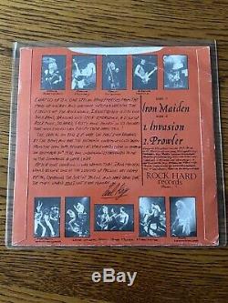 Iron Maiden The Soundhouse Tapes Orig. ROK 1 SIGNED 7 Vinyl Single Record