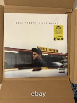 J Cole 2014 Forest Hills Drive Alternate Cover Vinyl #1447 /2014 Autographed