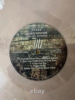 J. Cole Born Sinner Vinyl Limited Edition SIGNED LP 2013 Marble 2xLPs NM/NM RARE