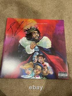 J. Cole KOD LP Signed Limited Edition Red Vinyl Autographed RARE