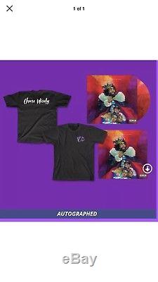 J. Cole Limited Edition Color KOD Vinyl Signed + T Shirt Large