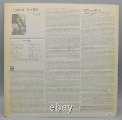 JOAN BAEZ Signed Autographed Vinyl LP Record VOL 2 JSA Authentic