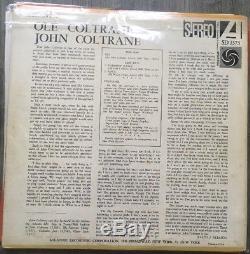 JOHN COLTRANE Ole Vinyl LP 1961 Original Stereo Press M-/M- signed Tyner & Elvin