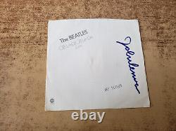 JOHN LENNON HAND SIGNED VG+ SLEEVE 1976 Beatles Ob-La-Di, Ob-La-Da/Julia 4347 45