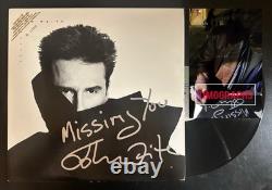 JOHN WAITE SIGNED NO BRAKES VINYL RECORD LP With MISSING YOU INSC. VIDEO PROOF