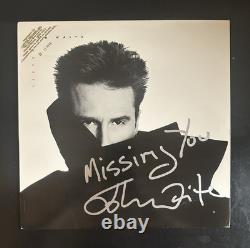 JOHN WAITE SIGNED NO BRAKES VINYL RECORD LP With MISSING YOU INSC. VIDEO PROOF
