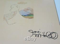 JONI MITCHELL Signed Autograph Court And Spark Album Vinyl Record LP