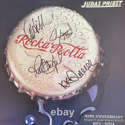 JUDAS PRIEST Rocka Rolla 50th Anniversary Signed LP CONFIRMED PRESALE