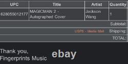 Jackson Wang Magic Man 2 Vinyl Record Signed Cover PRESALE