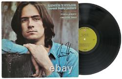 James Taylor Signed Sweet Baby James Album Vinyl Record COA Exact Proof Auto