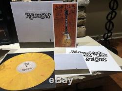Jason Isbell SIGNED AUTOGRAPH red eye Reunions Orange Creamsicle Vinyl LP New