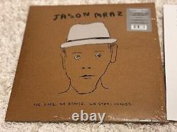 Jason Mraz Signed Insert We Sing We Dance We Steal Things 3-LP & Love Vinyls