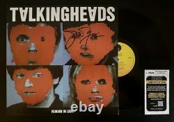 Jerry Harrison Signed Talking Heads Remain In Light Vinyl Record Lp Jsa Coa