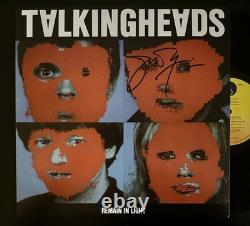 Jerry Harrison Signed Talking Heads Remain In Light Vinyl Record Lp Jsa Coa