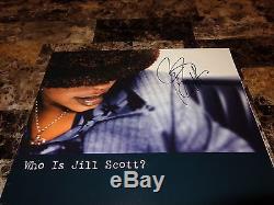 Jill Scott Rare Signed Limited Edition Vinyl 2 LP Record Who Is Jill Scott Promo
