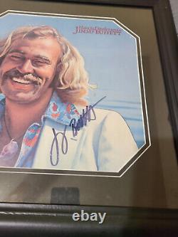 Jimmy Buffett Signed Havana Daydreamin Record Vinyl Album LP Autographed Framed