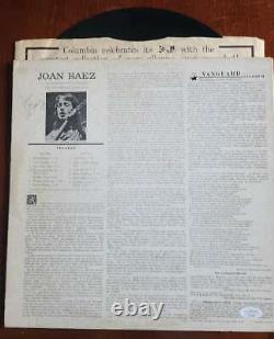 Joan Baez JSA Coa Signed Vanguard Record Album With Vinyl Autograph