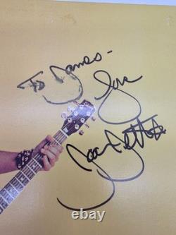 Joan Jett Signed Autograph and the Blackheart Album Vinyl Record w Guitar Pick