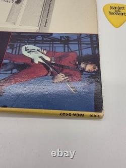 Joan Jett Signed Autograph and the Blackheart Album Vinyl Record w Guitar Pick