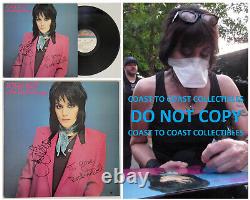 Joan Jett signed I Love Rock n Roll album vinyl record COA exact Proof autograph