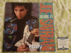Joe Satriani signed vinyl record Dreaming 11 Beckett BAS COA #C75140 Chickenfoot