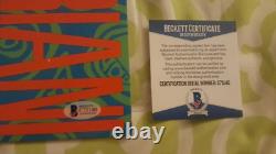 Joe Satriani signed vinyl record Dreaming 11 Beckett BAS COA #C75140 Chickenfoot