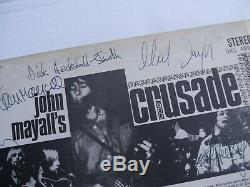 John Mayall's Bluesbreakers Crusade Decca UK SKL 4890 Vinyl LP Signed