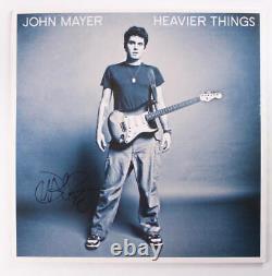 John Mayer Signed Autograph Album Vinyl Record Heavier Things with JSA COA