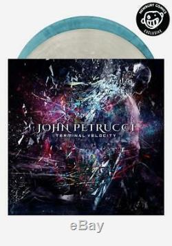 John Petrucci TERMINAL VELOCITY SIGNED Turquoise Pearl Vinyl #/600 Dream Theater