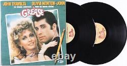 John Travolta Signed Grease Soundtrack Vinyl Record Album (Beckett COA)
