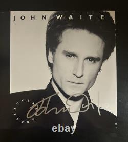 John Waite Signed Rover's Return Vinyl Record Album Lp Exact Video Proof