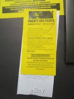 Josh Dun and Tyler Joseph signed Twenty One Pilots vinyl LP Trench EXACT PROOF