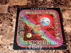 Journey Rare Authentic FULL Band Signed Vinyl LP Record Steve Perry Neal Schon +