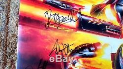 Judas Priest Firepower Signed Black/ Clear Swirl Colored Double Vinyl Ltd To 500