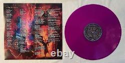 Judas Priest Invincible Shield (2-LP PURPLE Vinyl) FULLY AUTOGRAPHED By All 5