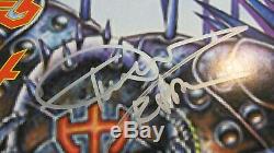 Judas Priest Jugulator Autographed on Jacket and Vinyl! Very, Very Rare