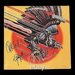 Judas Priest Rob Ian KK Glen Signed Screamin For Vengeance Album Vinyl Record