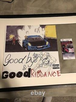 Juice Wrld Signed Goodbye & Good Riddance Vinyl JSA COA with Rare Sketch