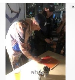 Jungle Volcano Hand Signed Vinyl Lp Orange Splatter Autographed With Lyrics