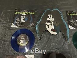 KISS 1978 solo 7 color vinyl signed by Peter Criss and Ace Frehley w Masks